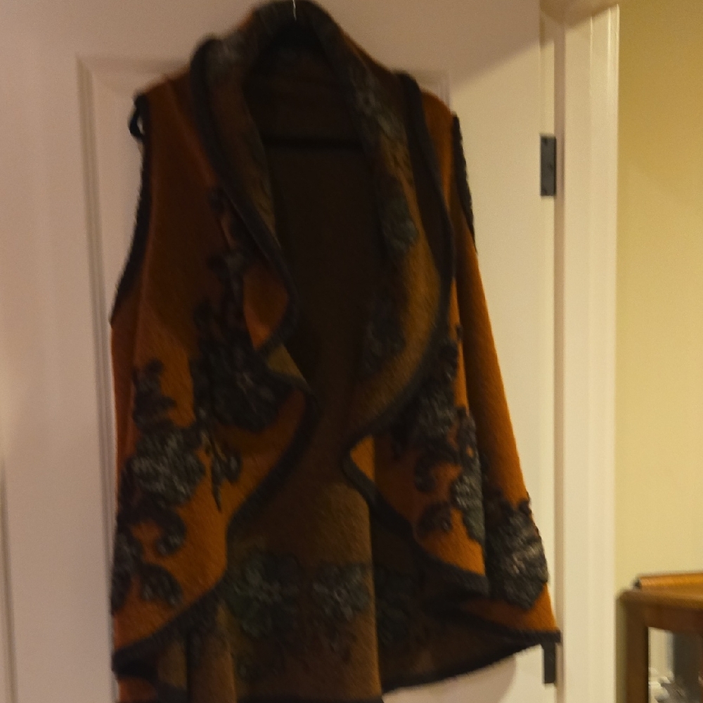 Felt/Wool Flare Vest